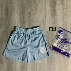 Light Blue Mesh EE Shorts